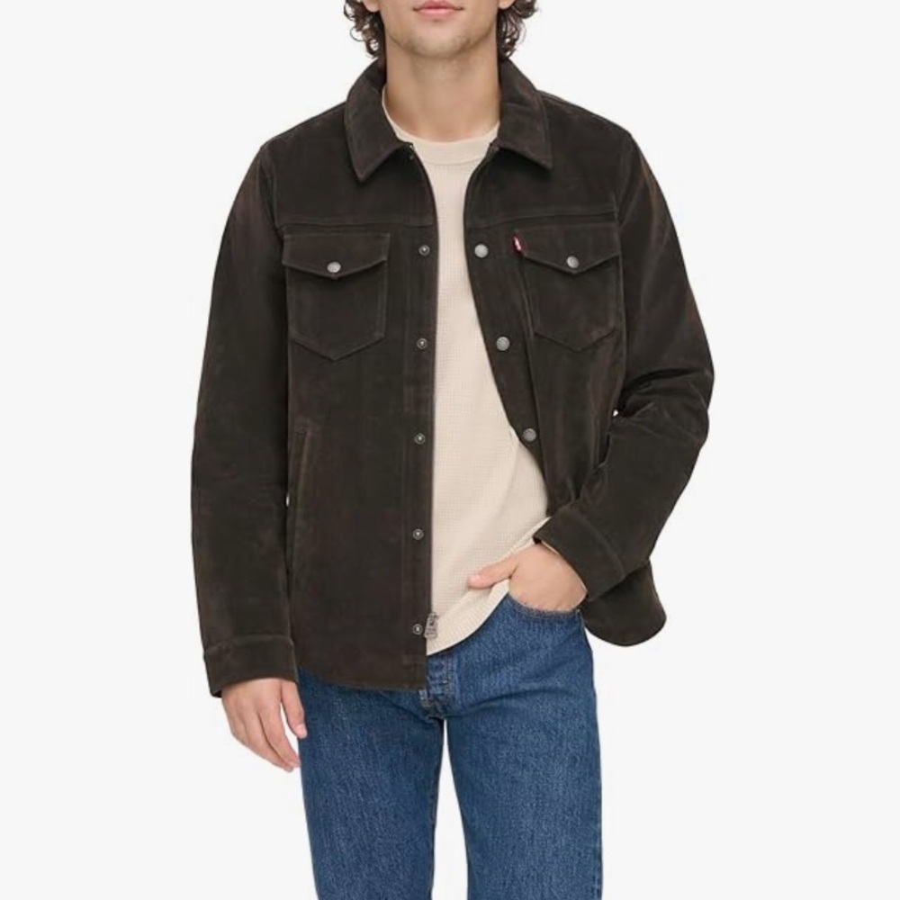 Levi's Men's bomber Croduroy Jacket coat quilted western living fashion